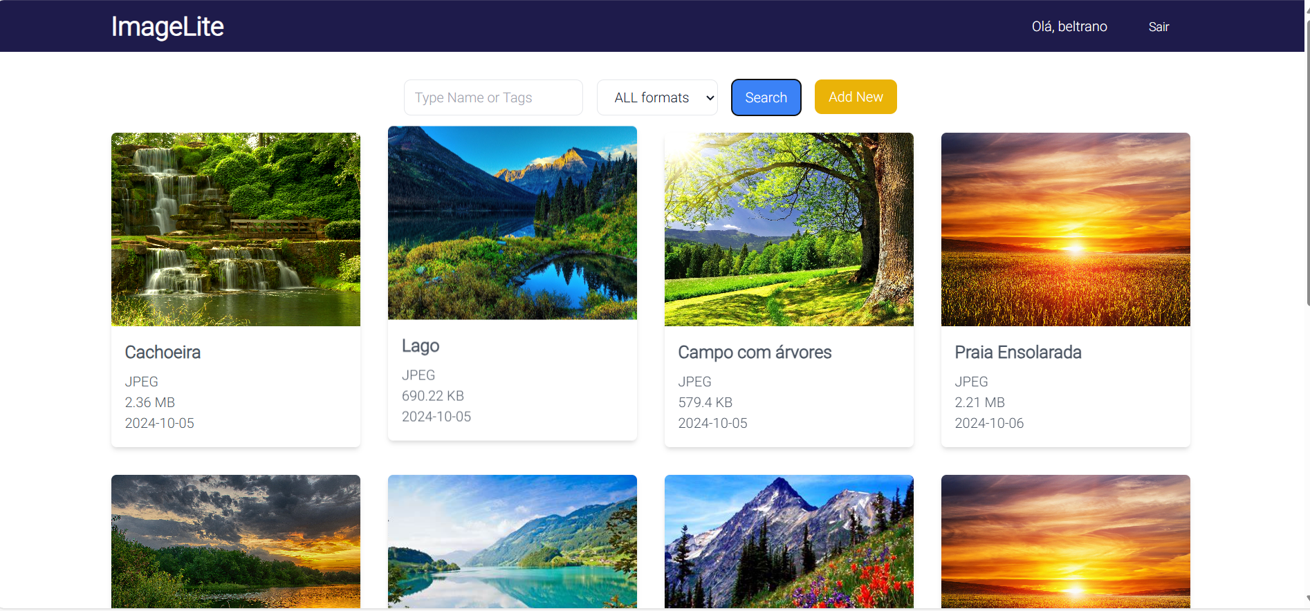 ImageLite - Banco de Imagens